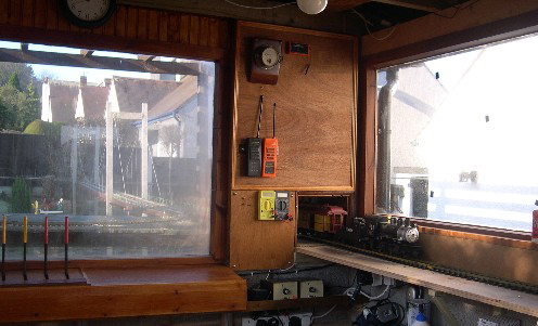 Signal Box Train in Entrance